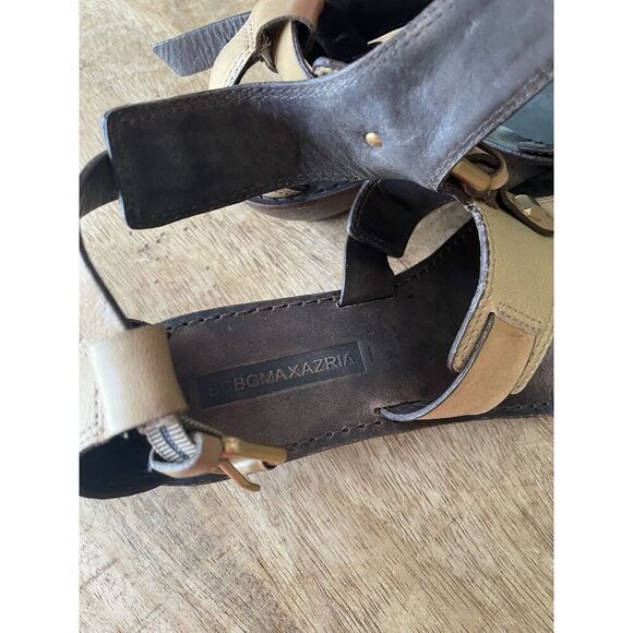 BCBMAXAZRIA! Brazil Women’s Genuine Leather Sandals Size 8B - Picture 5 of 7